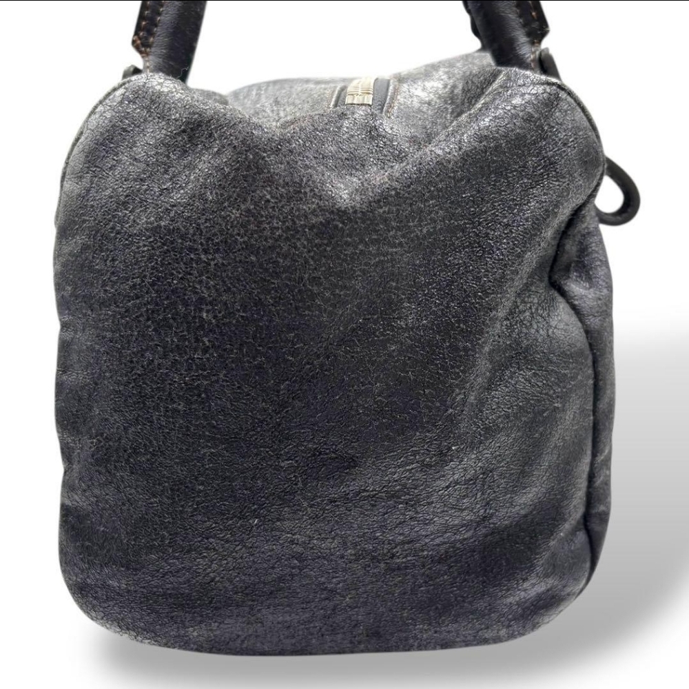 Vintage Chloe Eclipse Distressed Leather Boston Bag - Picture 5 of 11